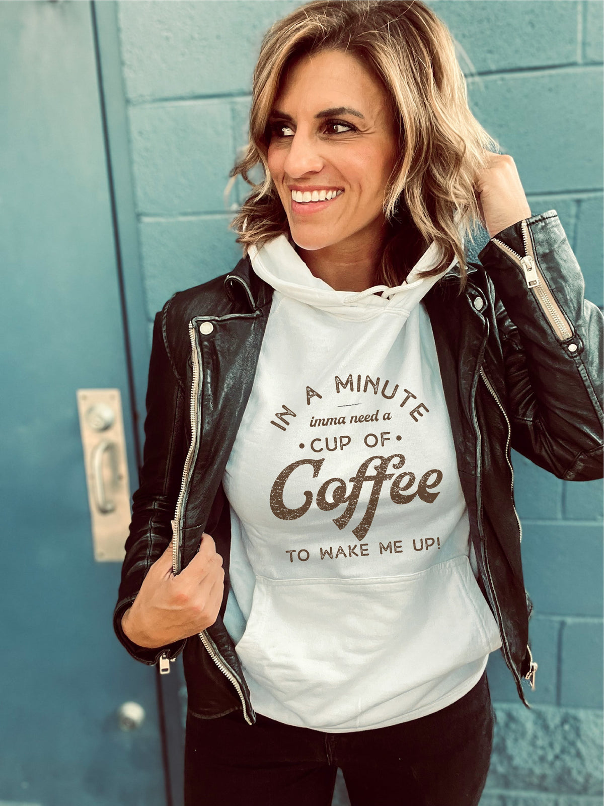 In a minute imma need a cup of coffee vintage wash hoodie Holiday French Terry raglan Lane seven vintage wash hoodie 