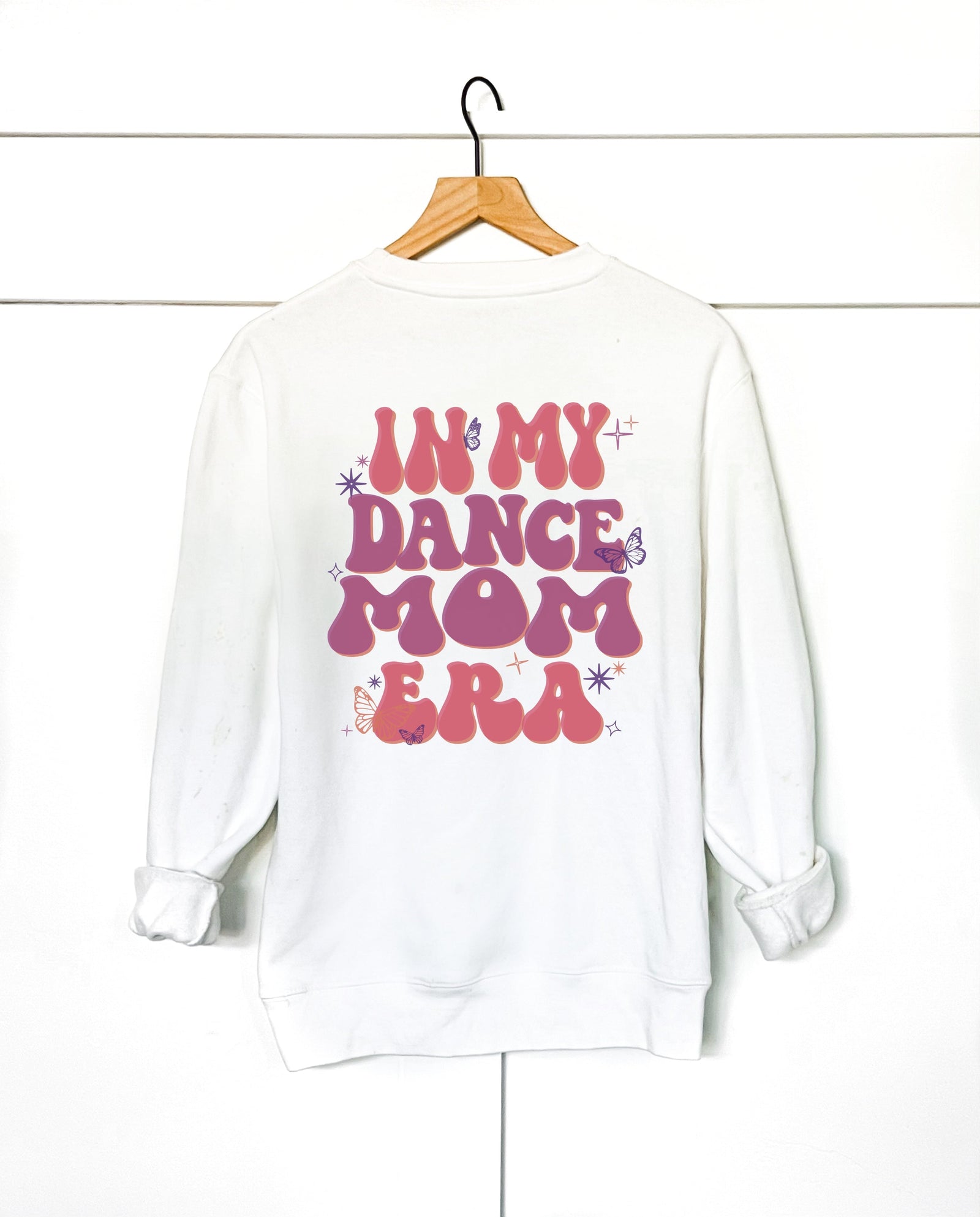 In my dance mom era back print basic sweatshirt Mom collection Gildan 18000 sweatshirt 