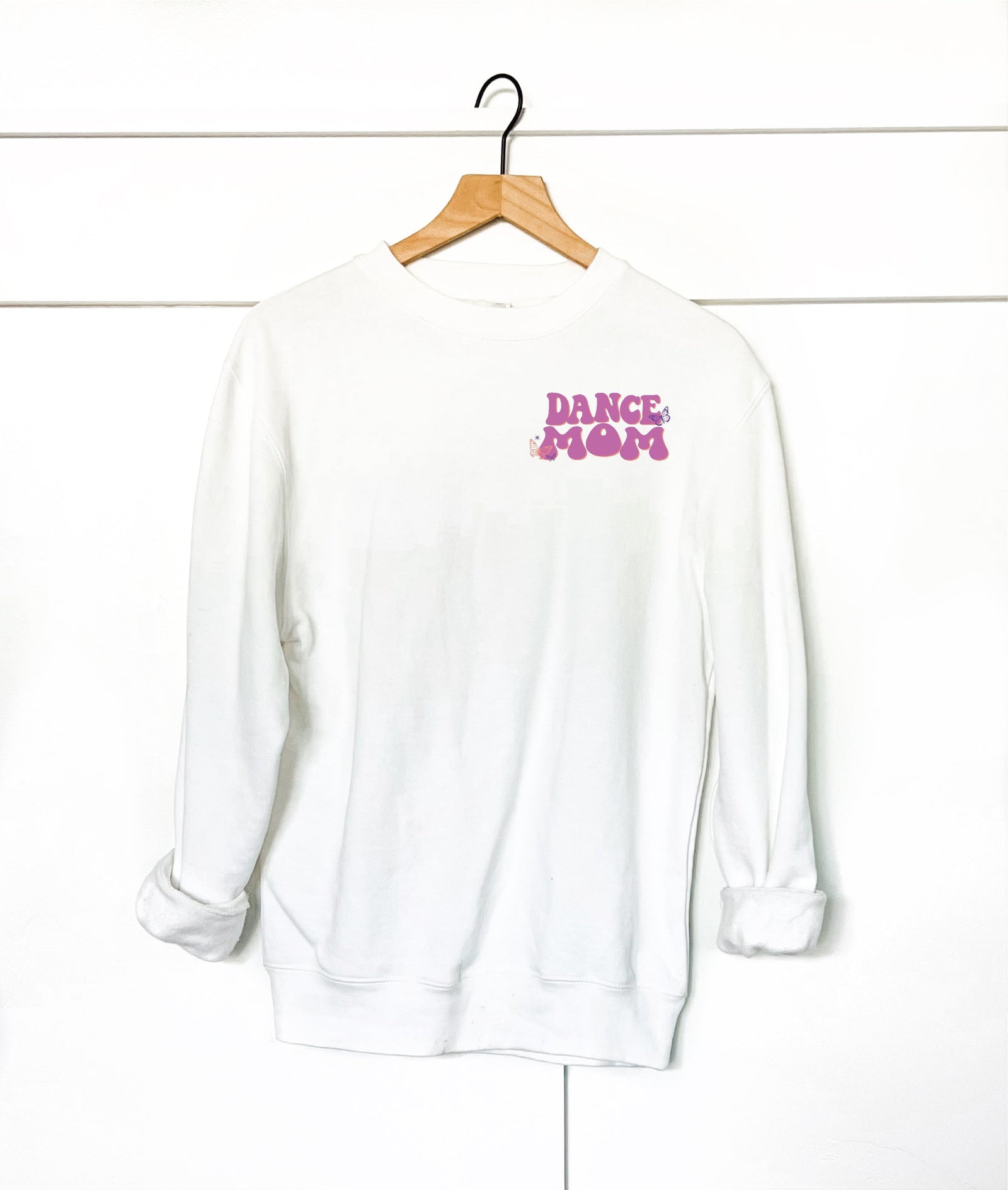 In my dance mom era back print basic sweatshirt Mom collection Gildan 18000 sweatshirt 