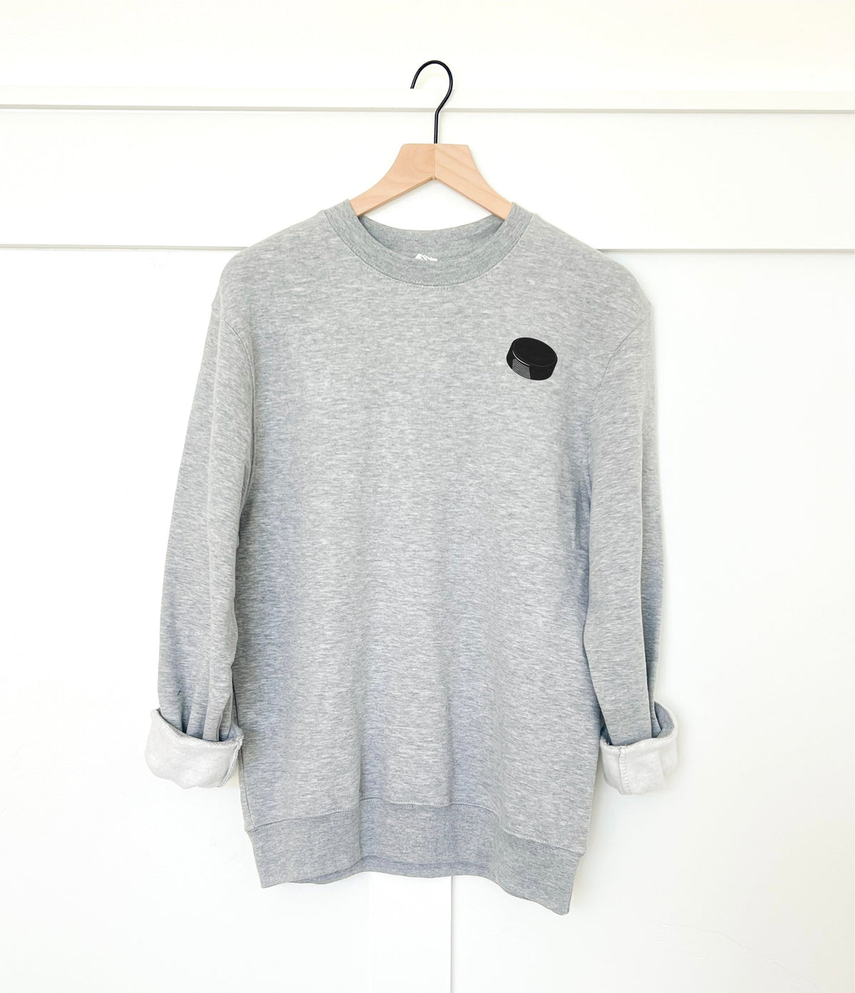 In my hockey mom era back print basic sweatshirt Sports collection Gildan 18000 sweatshirt 