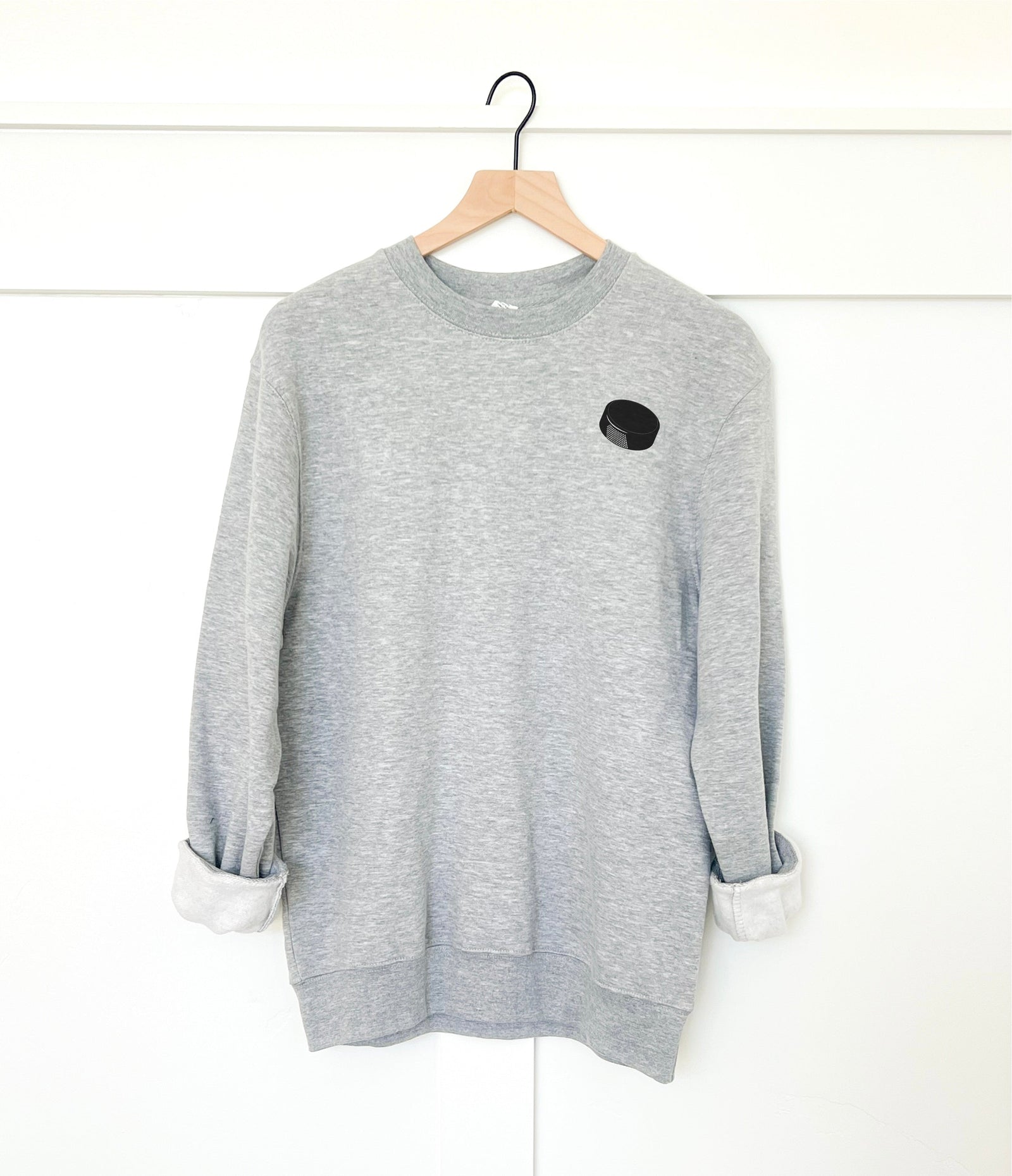 In my hockey mom era back print basic sweatshirt Sports collection Gildan 18000 sweatshirt 