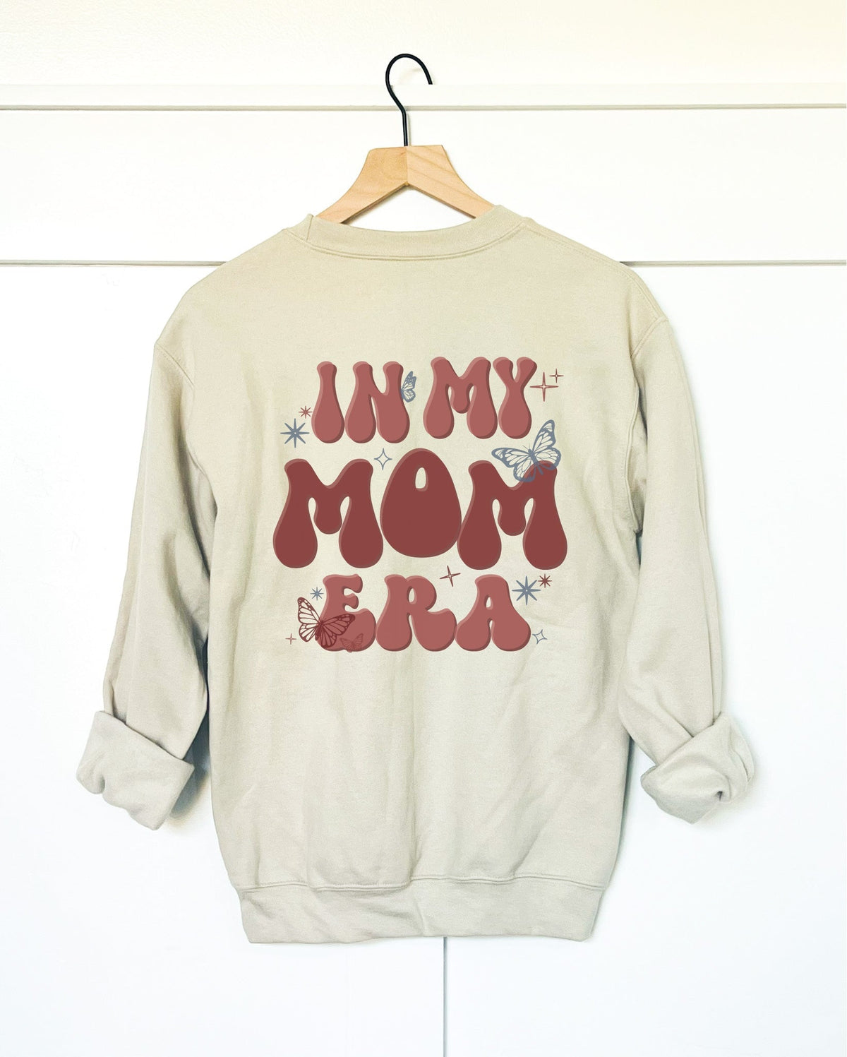 In my mom era back print basic sweatshirt Mom collection Gildan 18000 sweatshirt 