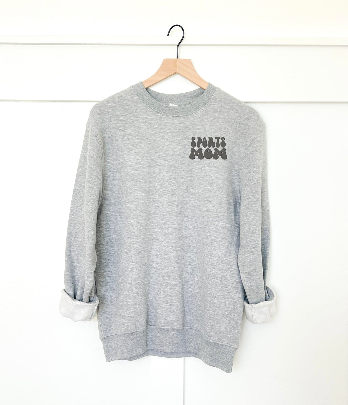 In my sports mom era back print basic sweatshirt Sports collection Gildan 18000 sweatshirt 