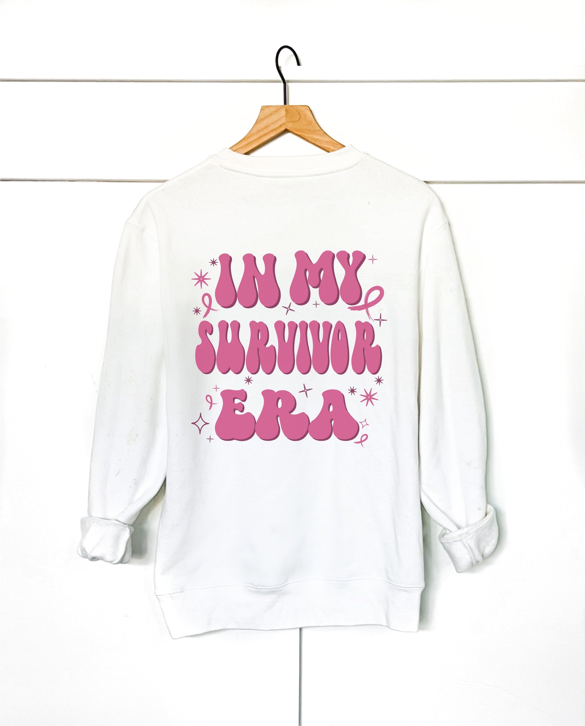 In my survivor era back print basic sweatshirt Mom collection Gildan 18000 sweatshirt 