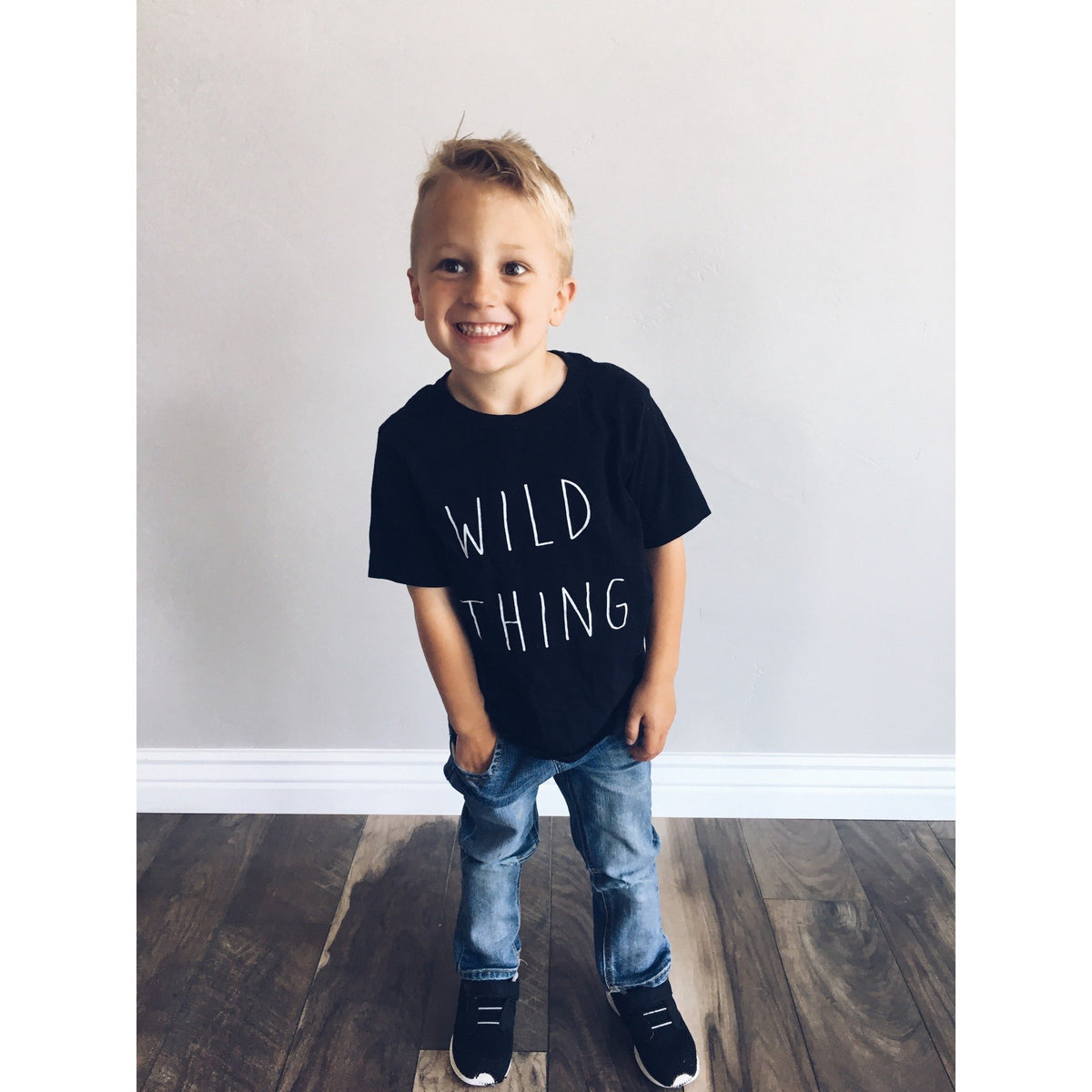 Kids Wild Thing tee Kids short sleeve halloween tee Next Level 3310 kids tee black 
