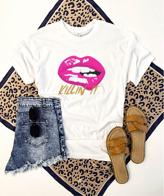 Killin' it tee Summer tank Bella Canvas 3483 unisex muscle tank 