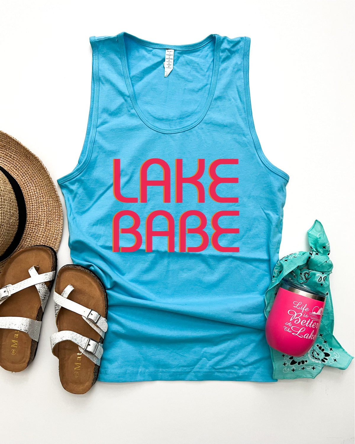 Lake Babe unisex tank Miscellaneous tank Cotton heritage mc1790 