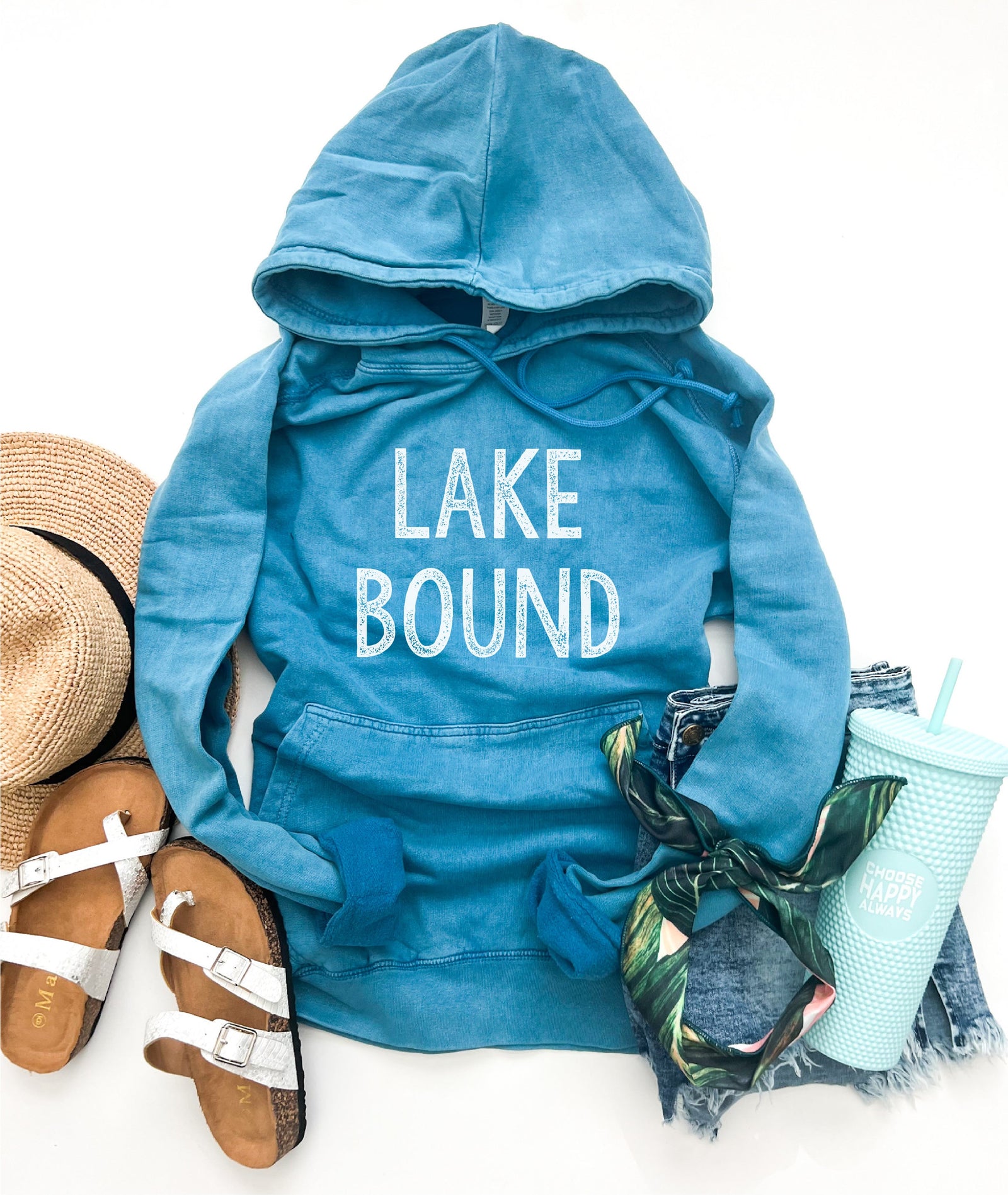 Lake bound vintage wash hoodie Halloween hoodie Lane Seven vintage hoodie 