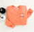 Let’s get spooky fleece sweatshirt Halloween sweatshirt Tultex fleece 340 Cantaloupe 