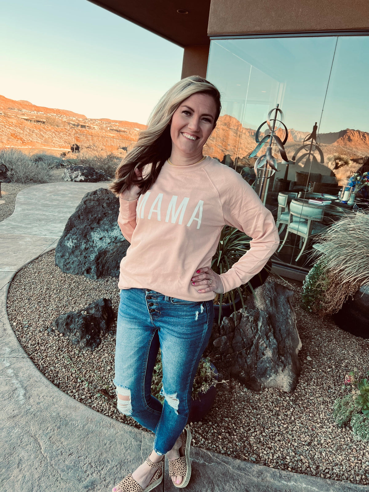 Mama french terry raglan Lake French Terry raglan Independent Trading French Terry raglan 