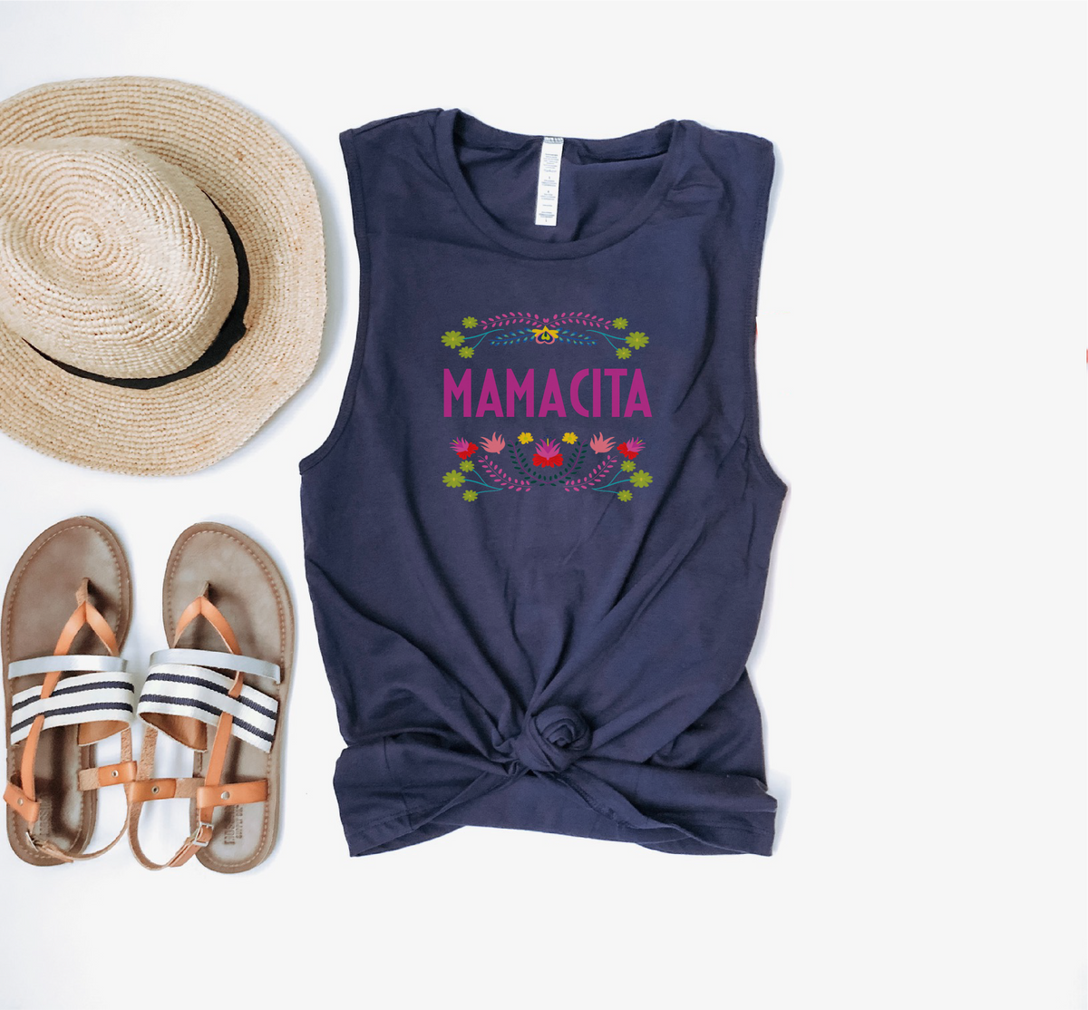 Mamacita unisex muscle tank Short sleeve cinco de mayo tee Bella Canvas unisex muscle tank 