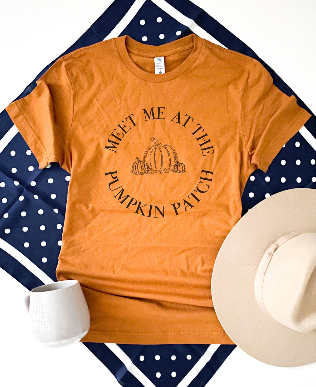 Meet me at the pumpkin patch tee Short sleeve fall tee Lane seven premium tee 