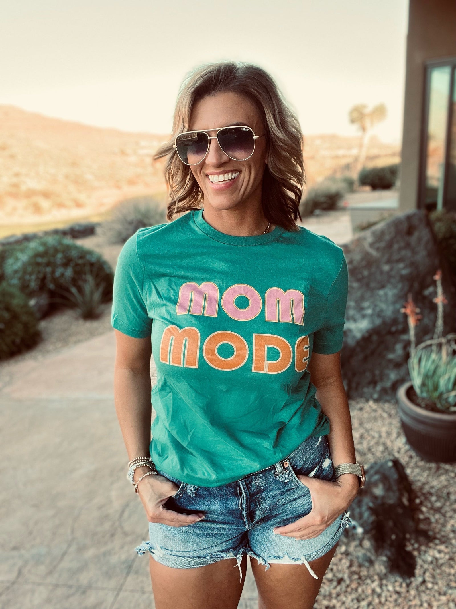Mom mode tee Short sleeve mom tee Lane seven unisex tee 