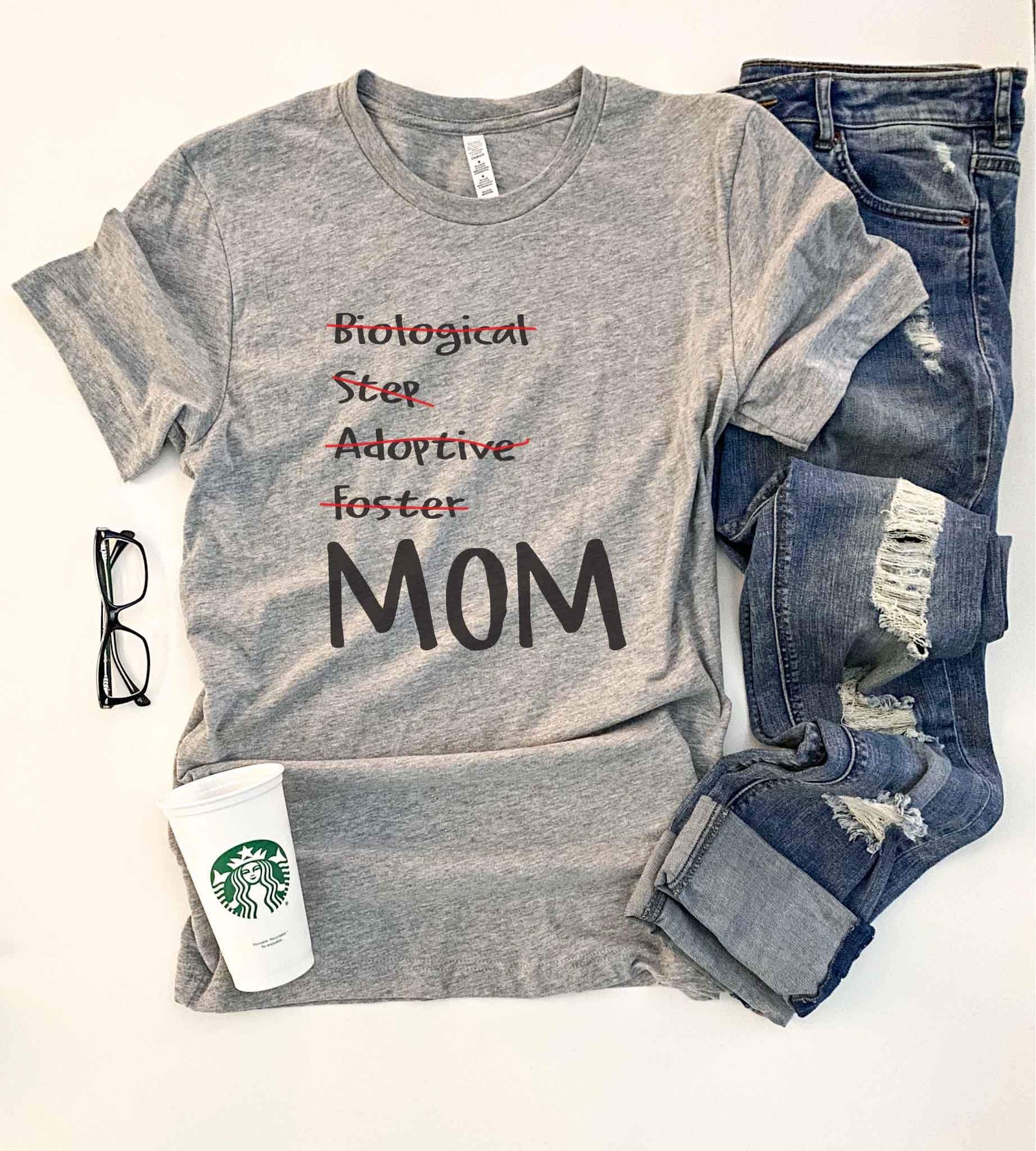 Mom tee Short sleeve mom tee Bella Canvas 3001 