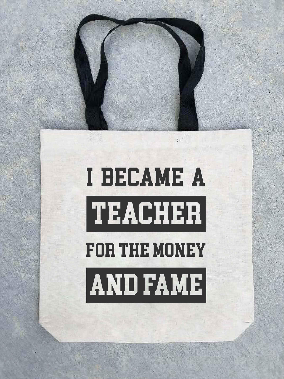 Money and fame tote bag Tote bag Costa Threads 