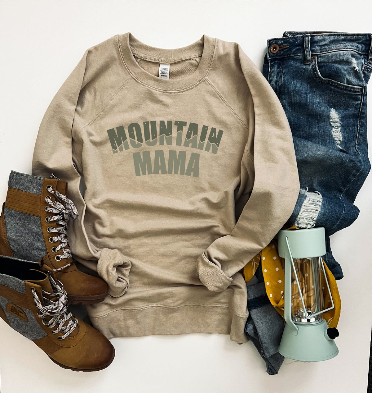 Mountain mama french terry raglan Travel/nature French Terry raglan Cotton heritage French Terry hoodie 