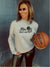 Nothin’ but net basic sweatshirt Basketball sweatshirt Gildan 18000 sweatshirt 