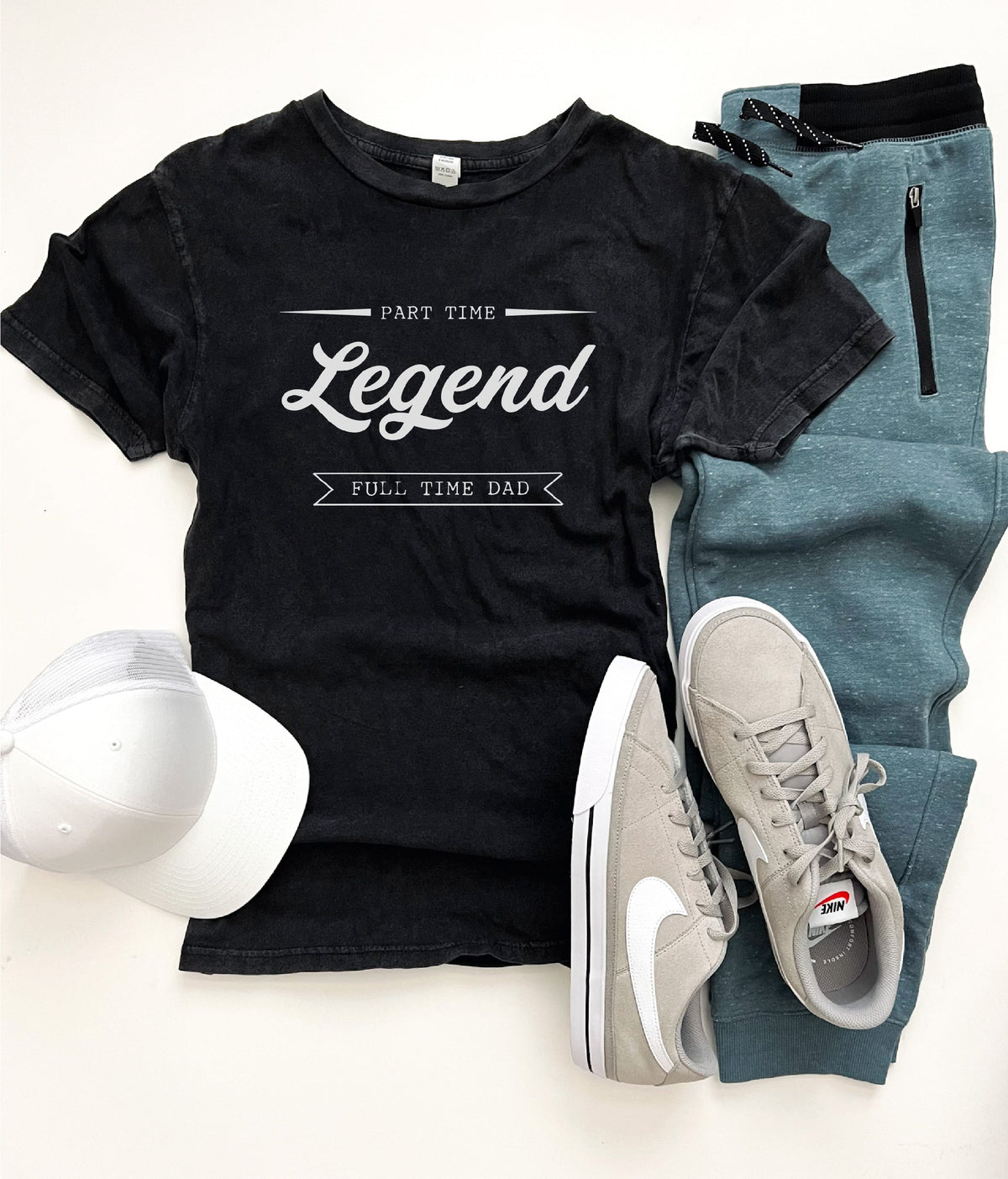 Part time legend vintage wash tee Short sleeve patriotic tee Lane Seven vintage tee 