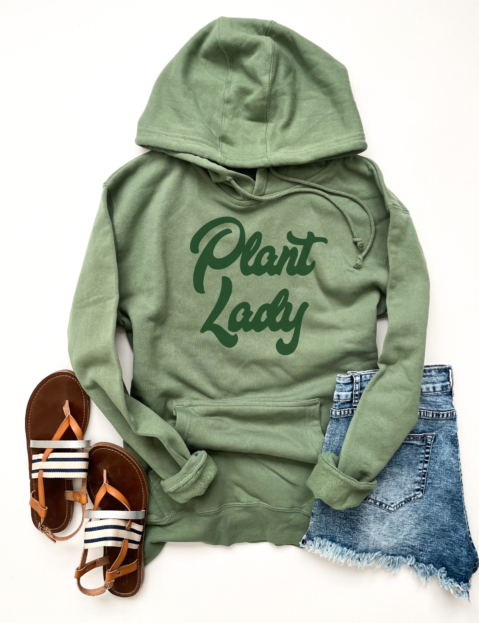 Plant lady fleece hoodie Spring hoodie Cotton heritage avocado hoodie 