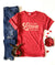 Put a little love in your heart tee Short sleeve valentines day tee Bella canvas 3001 heather red 