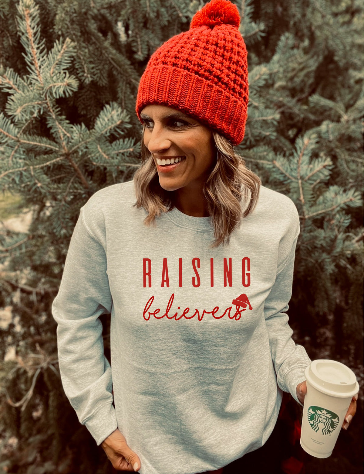 Raising believers basic sweatshirt Holiday sweatshirt Gildan 18000 sweatshirt 