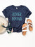 River bound tee Short sleeve river tee Bella Canvas 3001 deep heather 