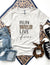 Run wild live free tee Short sleeve miscellaneous tee Bella Canvas 3001 