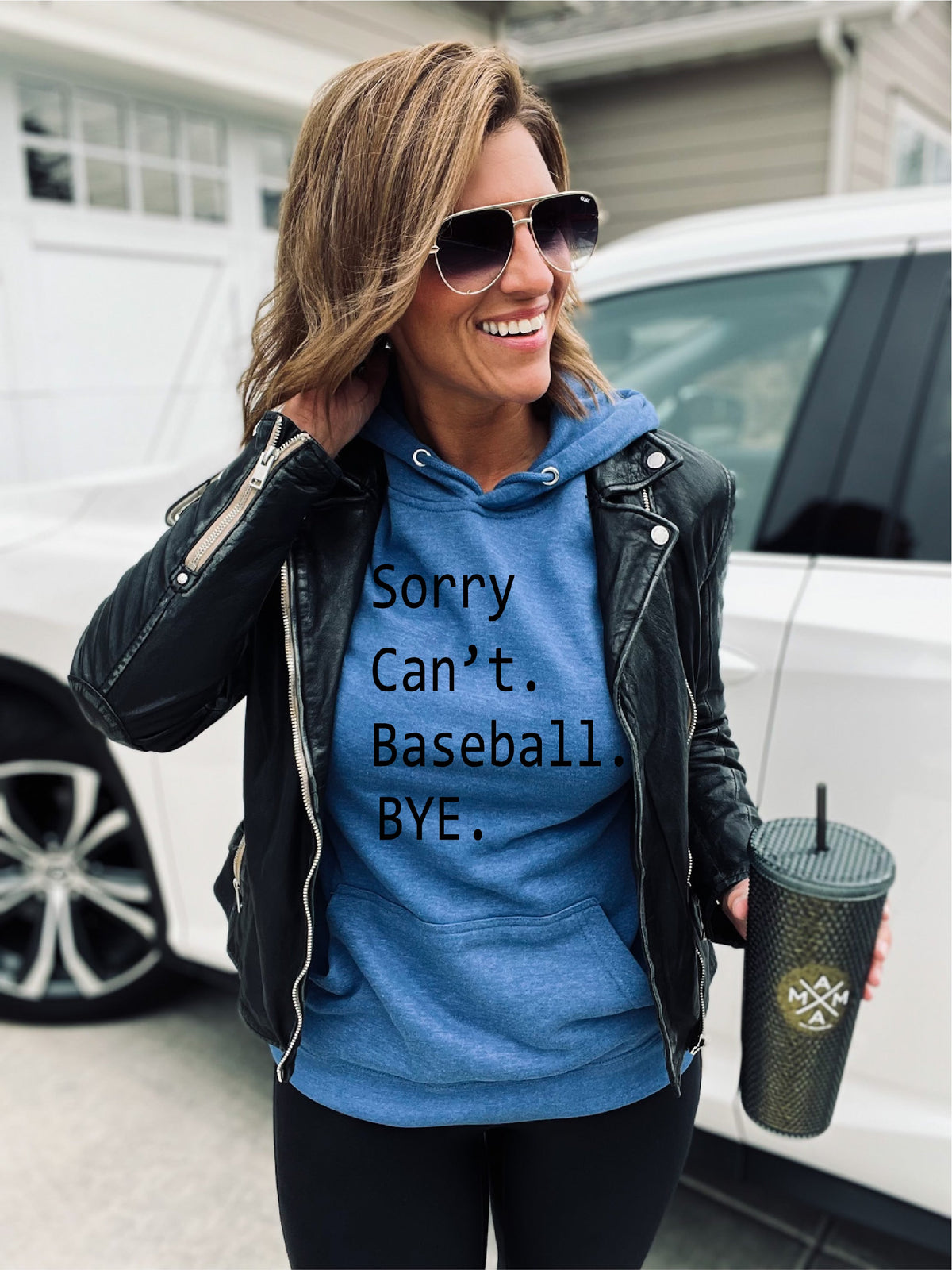 Sorry can&#39;t baseball French Terry hoodie Baseball hoodie Cotton heritage French Terry hoodie 