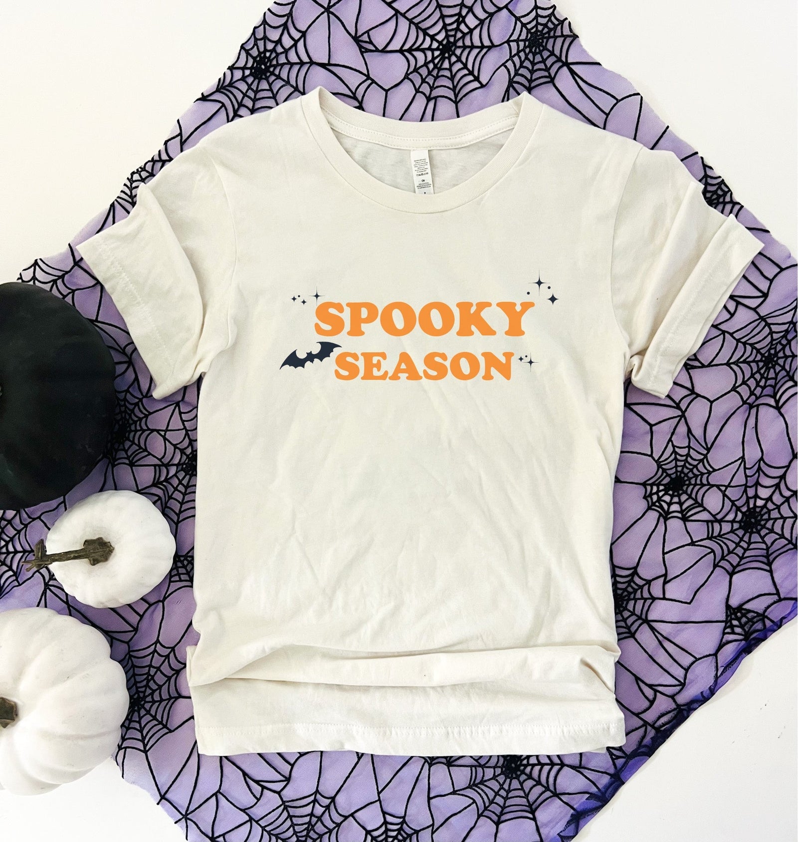 Spooky season tee Short Sleeve halloween tee Bella Canvas 3001 