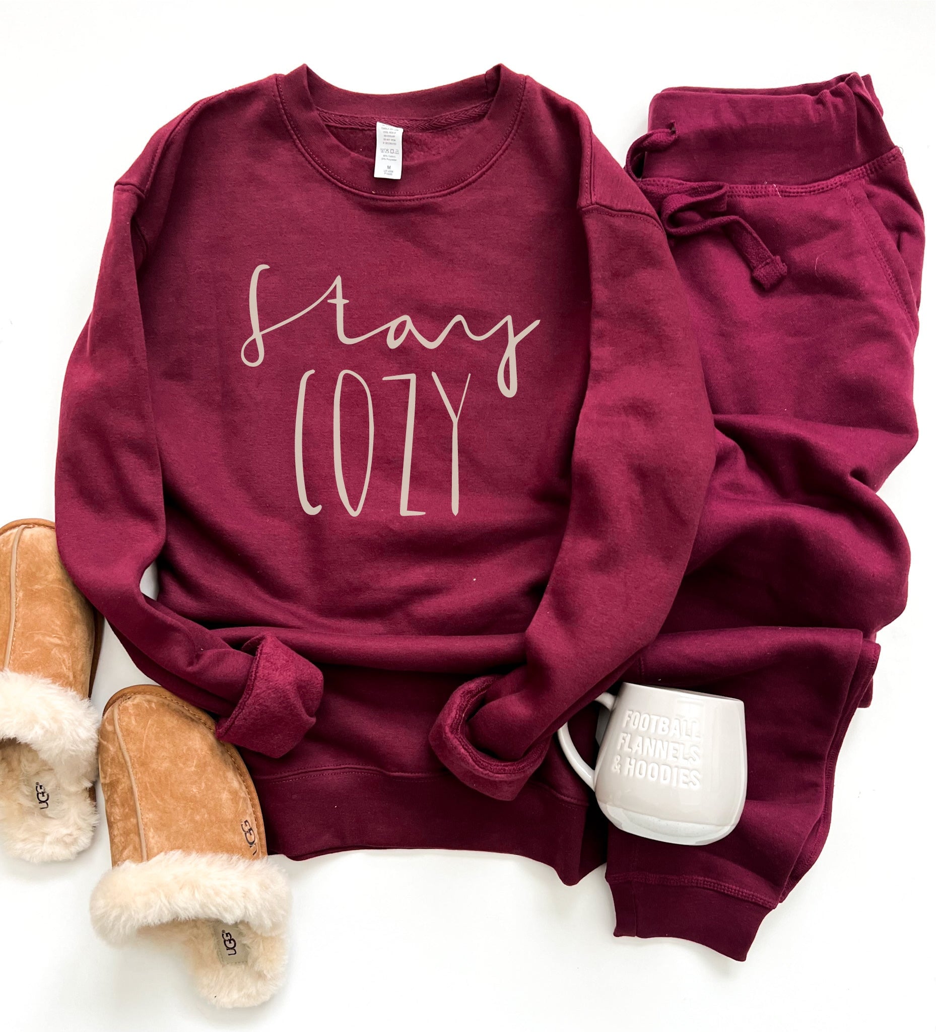 Stay cozy fleece sweatshirt Miscellaneous sweatshirt Lane seven unisex sweatshirt maroon 