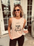 Sweat smile repeat women's muscle tank Fitness tank Bella canvas 6003 mauve 