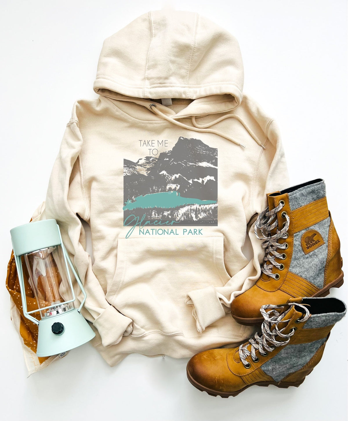 Take me to Glacier National Park fleece hoodie National park hoodie Lane seven fleece hoodie 