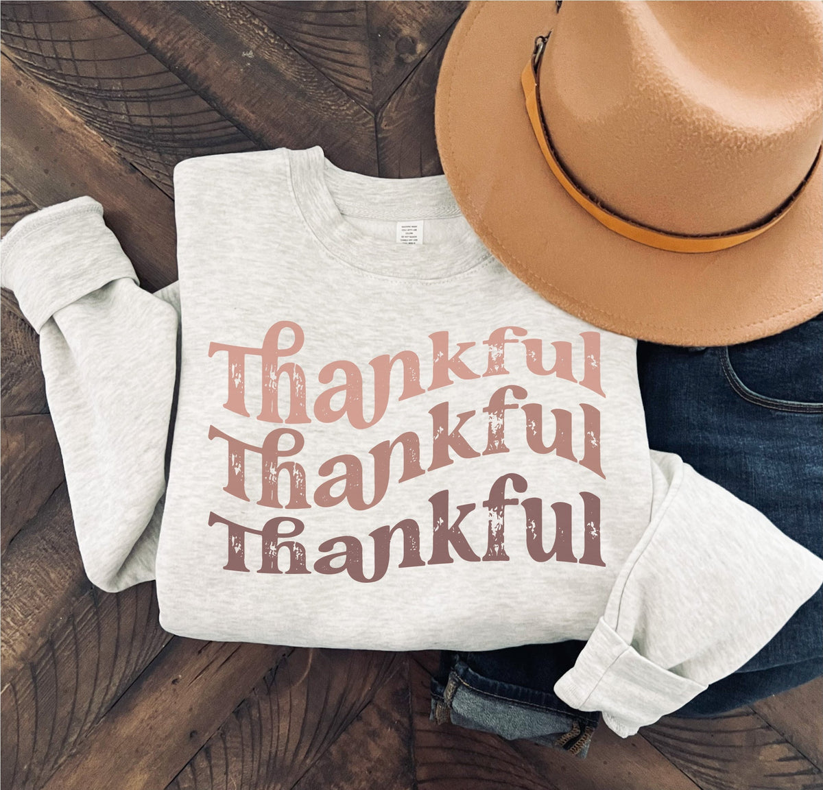 Thankful multi fleece sweatshirt Thanksgiving Sweatshirt Lane seven unisex sweatshirt 
