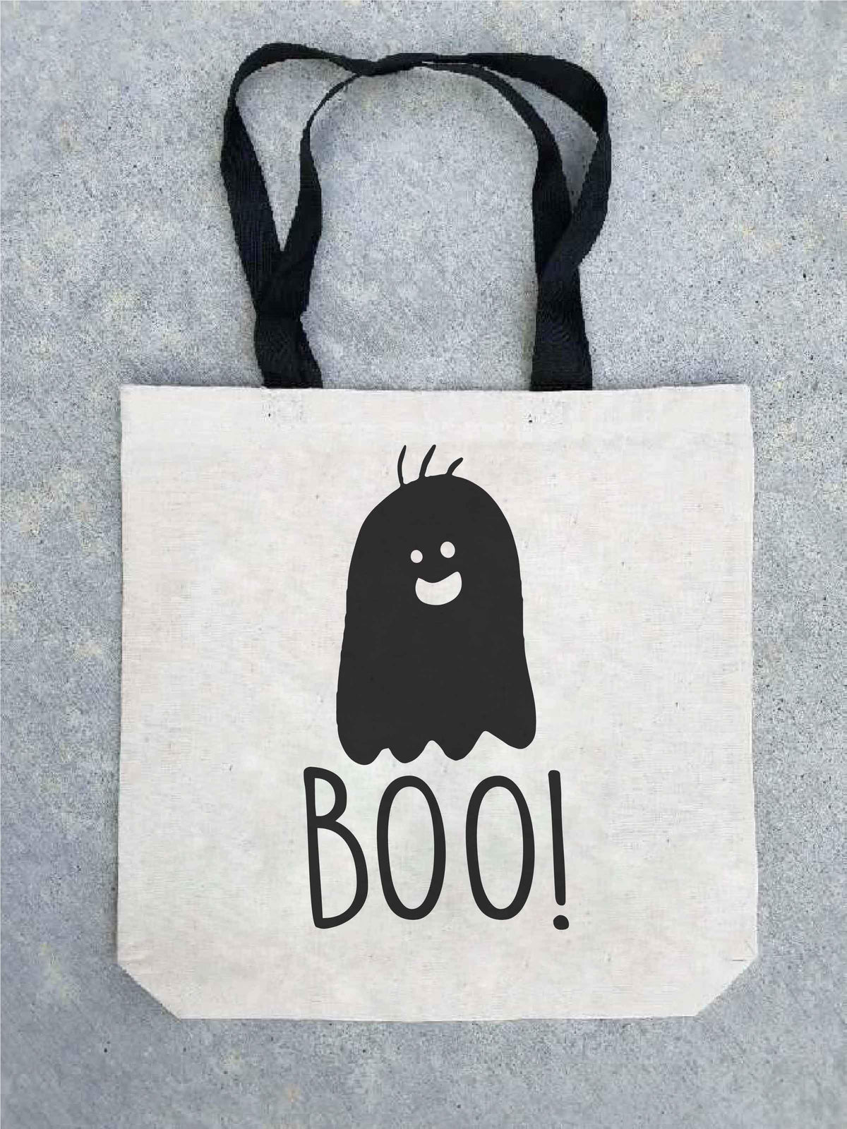 Trick or treat tote bag- customizable! Tote bag Costa Threads Boo tote bag 