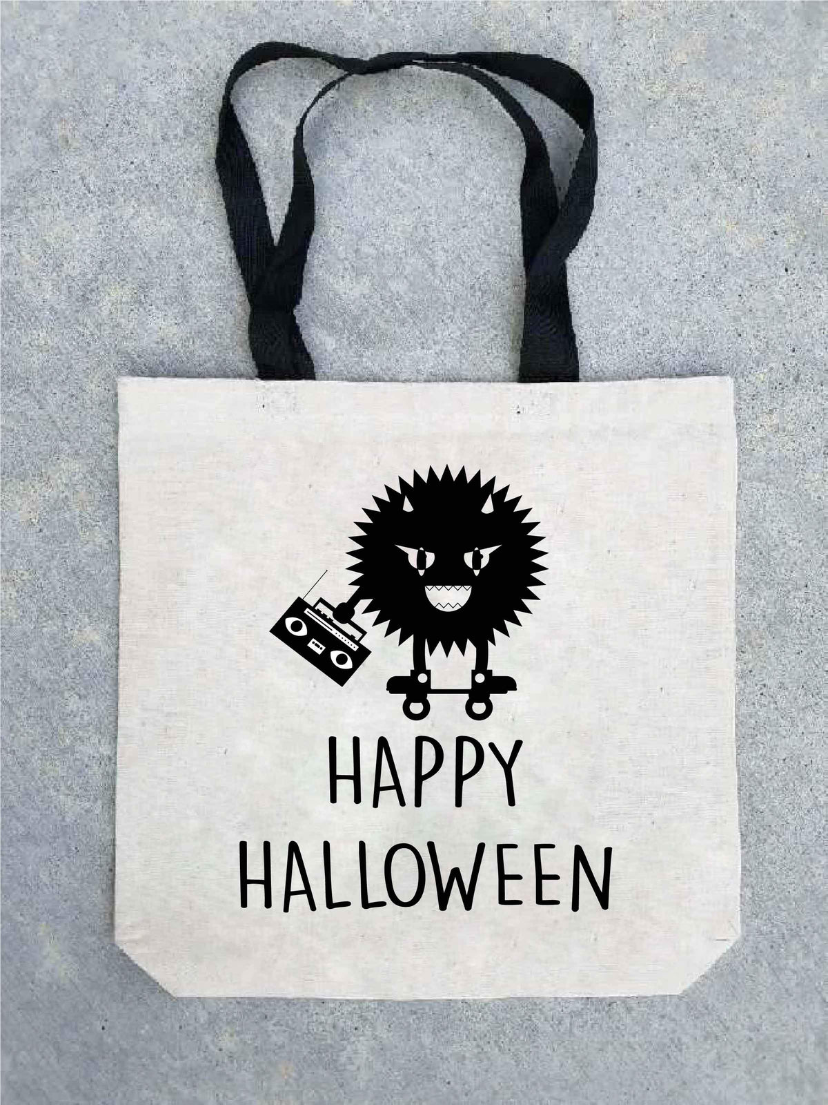 Trick or treat tote bag- customizable! Tote bag Costa Threads Happy Halloween tote bag 