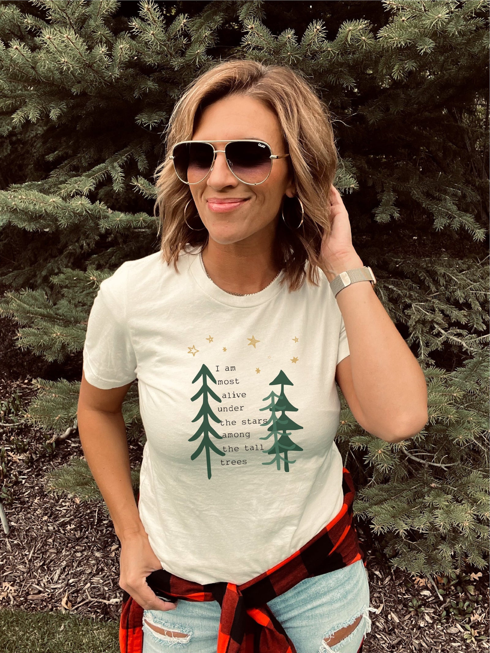 Under the stars tee Short sleeve travel tee Bella Canvas 3001 