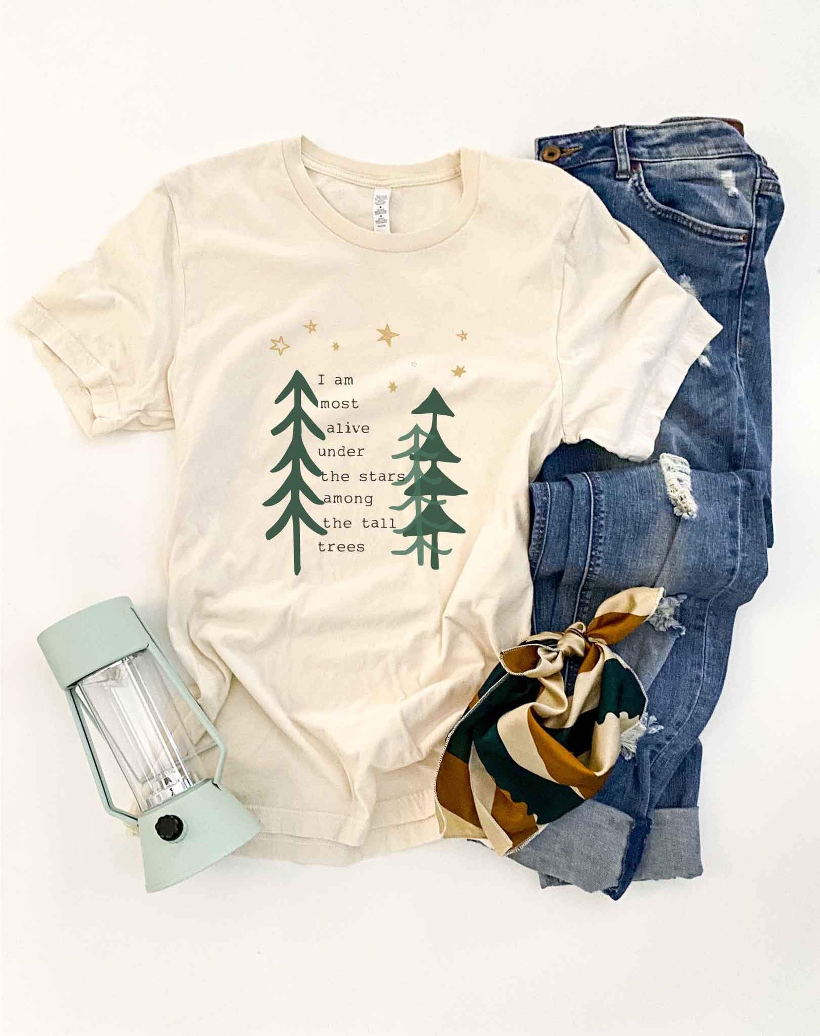 Under the stars tee Short sleeve travel tee Bella Canvas 3001 