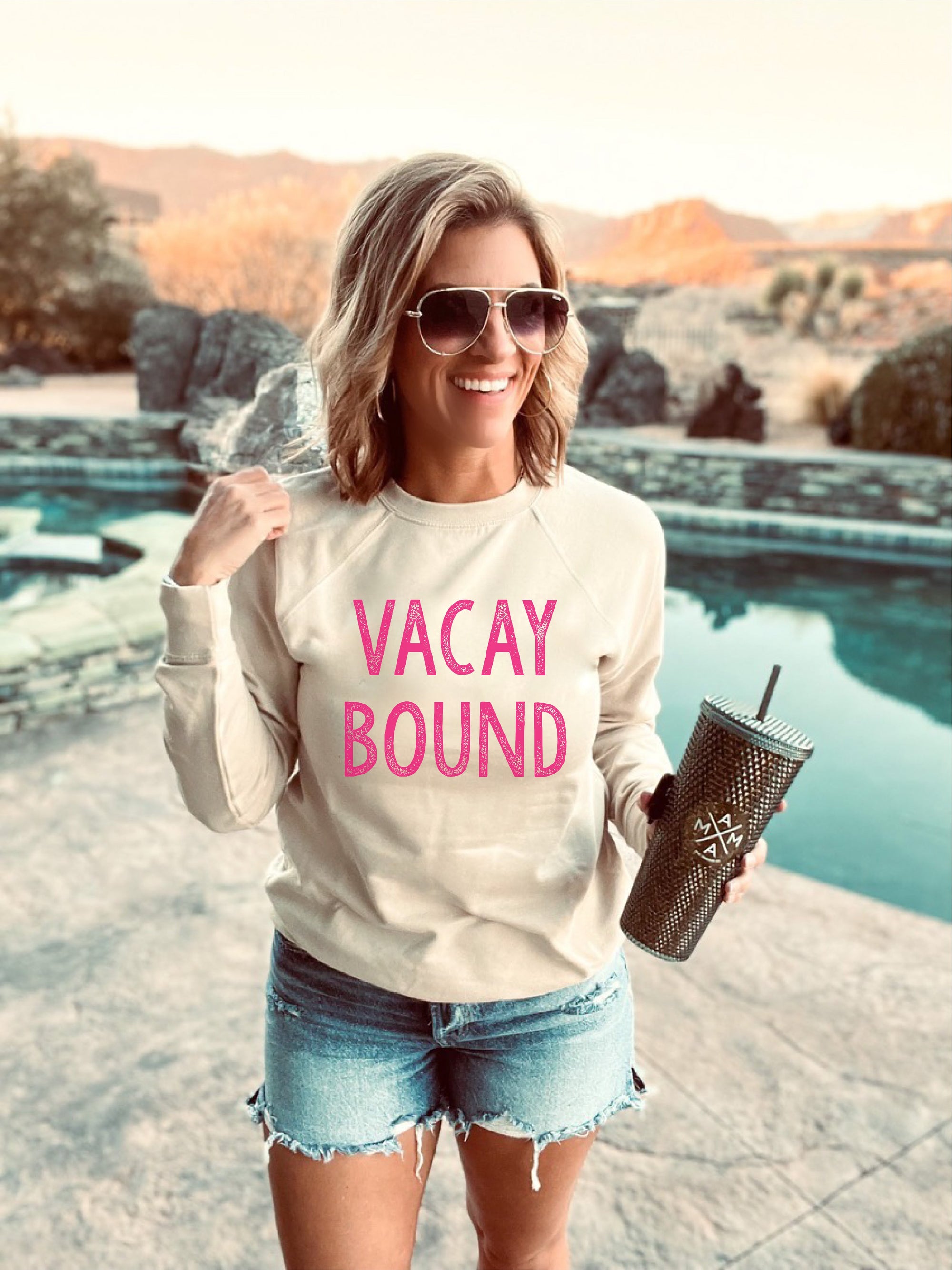 Vacay bound french terry raglan Lake French Terry raglan Independent Trading French Terry raglan sand 