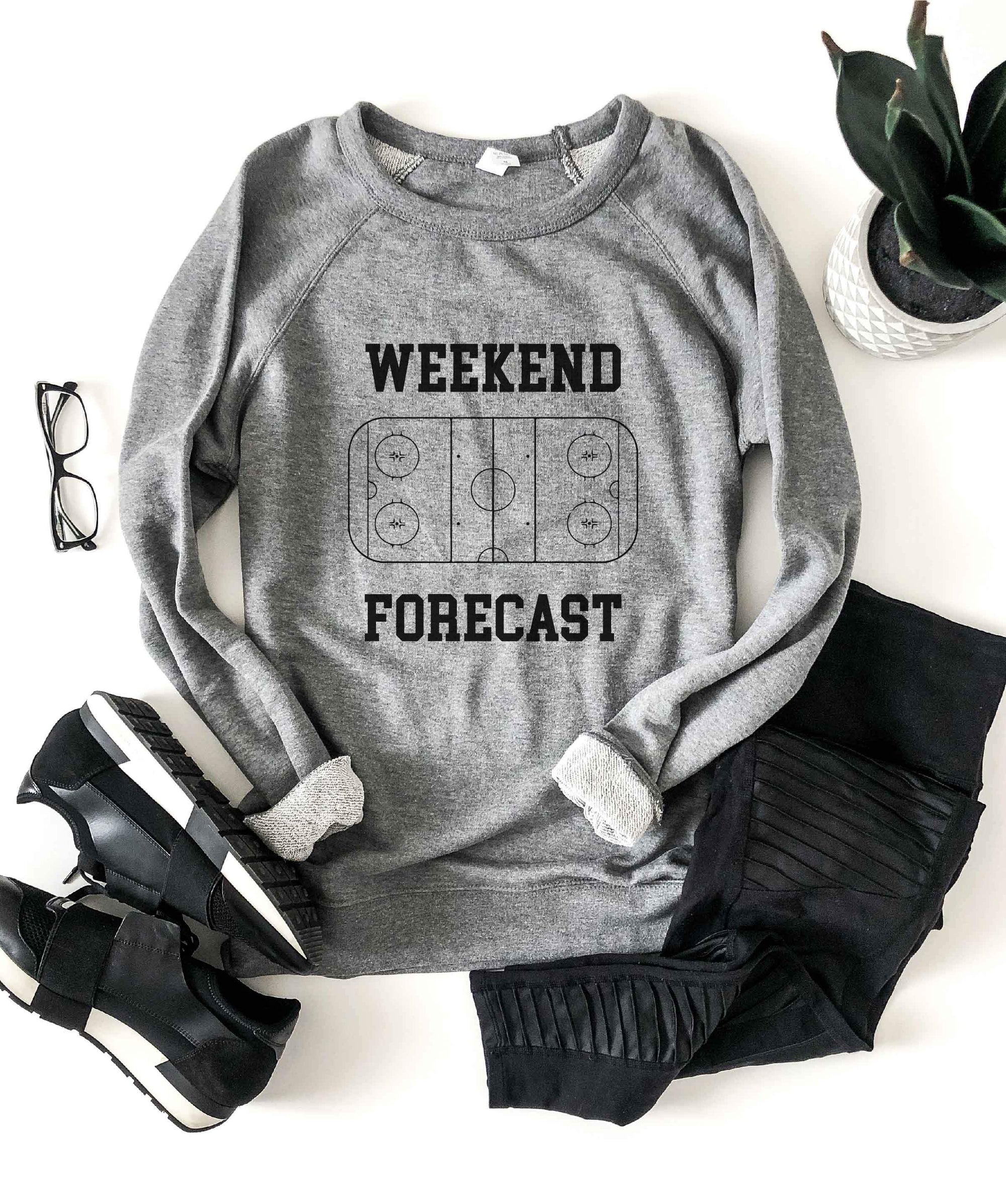 Weekend forecast hockey french terry raglan Football french Terry Lane seven French Terry raglan 