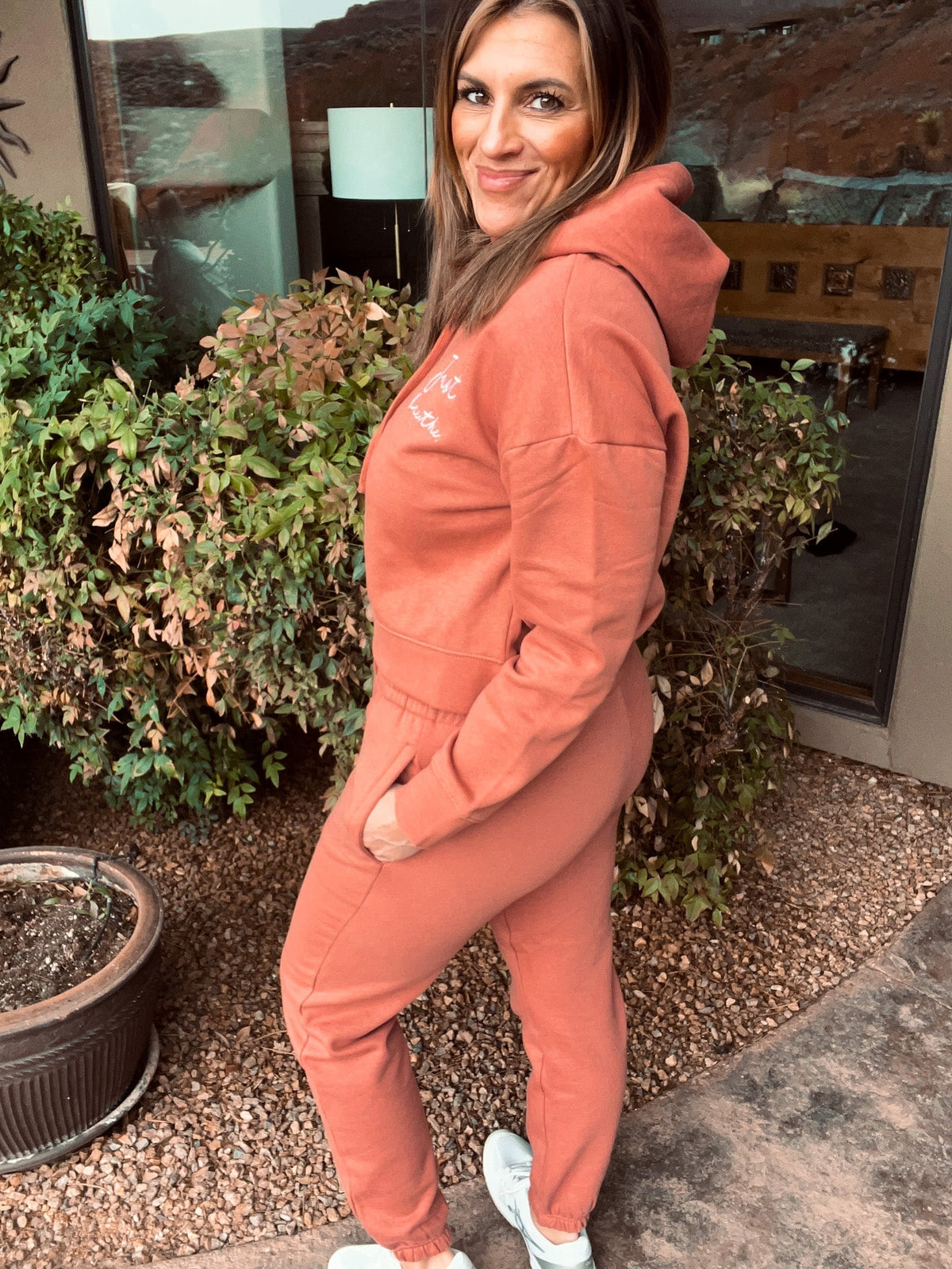 Women&#39;s fleece joggers Affirmation collection DT6101 